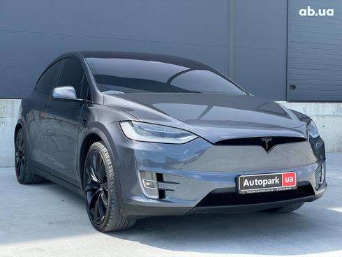 Tesla Model X 2019 серый - фото 3