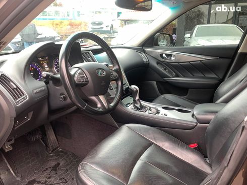 Infiniti Q50 2013 коричневый - фото 27