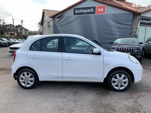Nissan Micra 2014 белый - фото 4