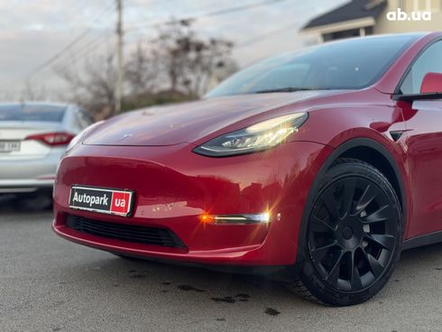 Tesla Model Y 2021 красный - фото 7