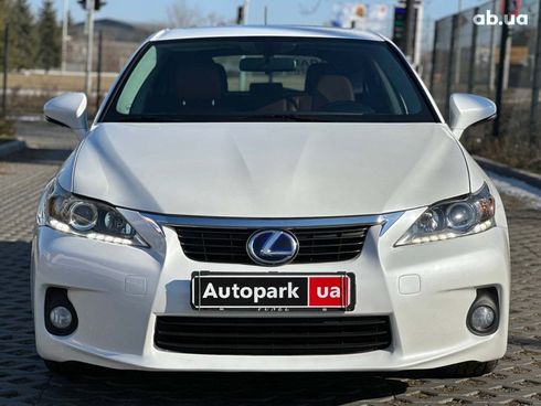 Lexus ct 200h 2012 белый - фото 2