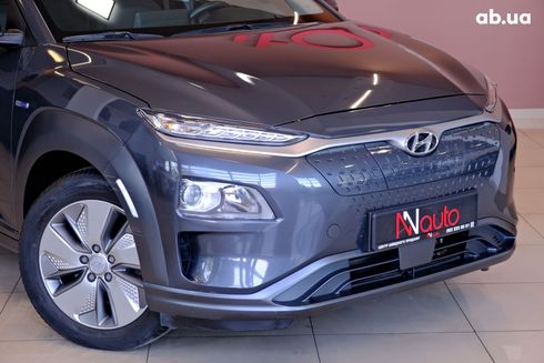 Hyundai Kona Electric 2021 серый - фото 3