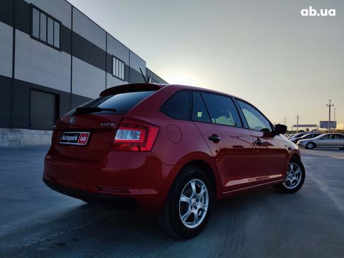 Skoda Rapid 2013 красный - фото 8