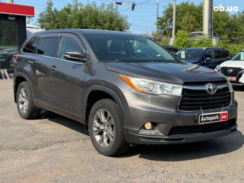 Toyota Highlander 2014 серый - фото 14