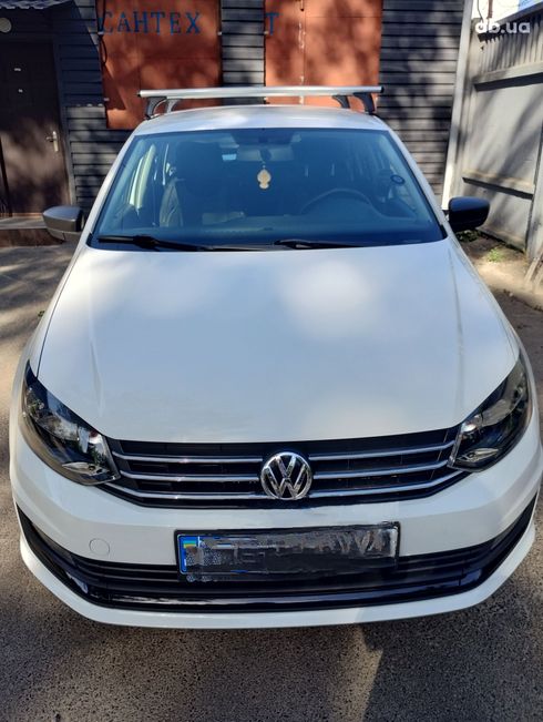 Volkswagen Polo 2018 белый - фото 6