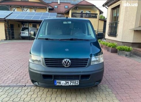 Volkswagen Transporter 2005 зеленый - фото 2