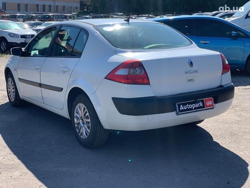 Renault Megane 2005 белый - фото 8