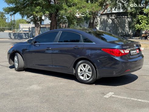 Hyundai Sonata 2012 синий - фото 3