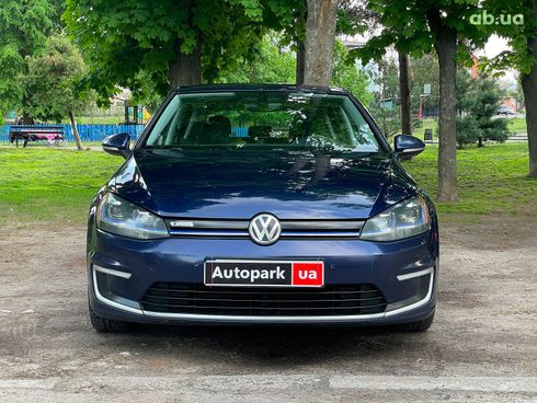 Volkswagen e-Golf 2017 синий - фото 2