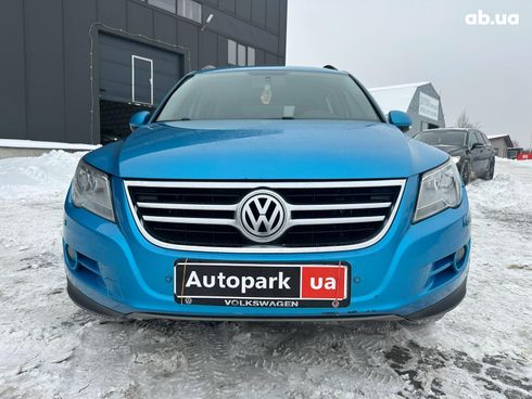 Volkswagen Tiguan 2008 синий - фото 2