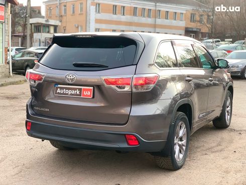 Toyota Highlander 2014 серый - фото 5