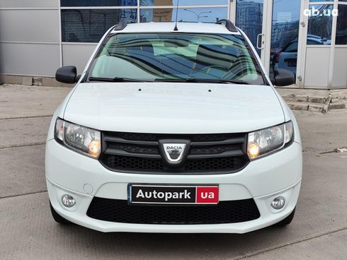 Dacia Logan 2014 белый - фото 2