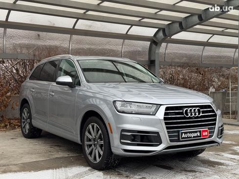 Audi Q7 2018 серый - фото 3