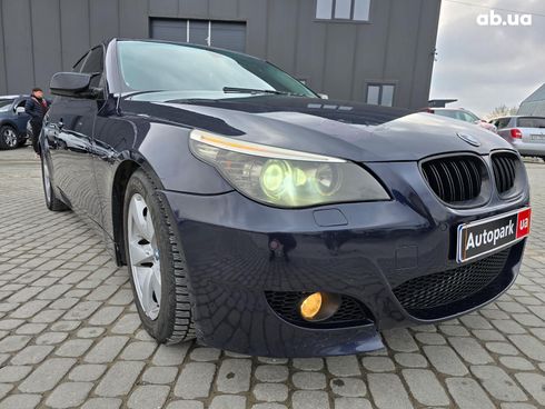 BMW 5 серия 2005 синий - фото 3