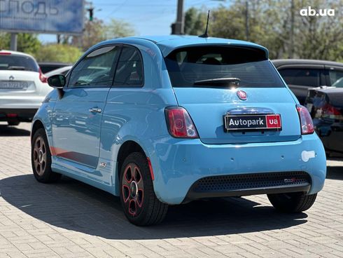 Fiat 500E 2017 синий - фото 2