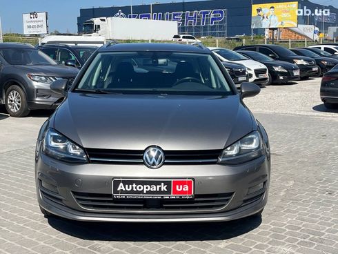 Volkswagen Golf 2016 серый - фото 2