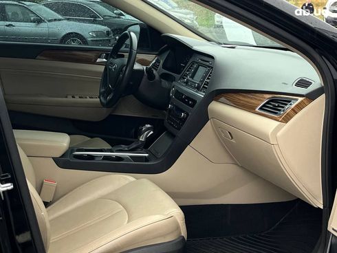 Hyundai Sonata 2015 черный - фото 17