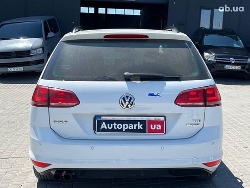 Volkswagen Golf 2014 белый - фото 8