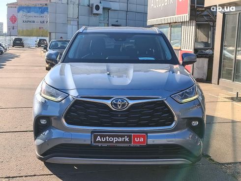 Toyota Highlander 2020 серый - фото 3