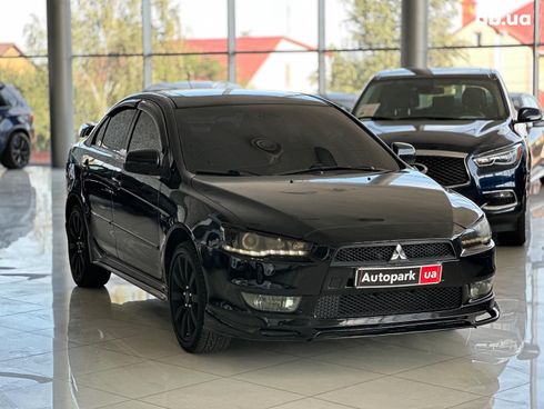 Mitsubishi lancer x 2008 черный - фото 3
