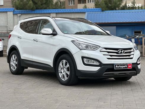 Hyundai Santa Fe 2013 белый - фото 3