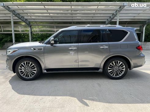 Infiniti QX80 2018 серый - фото 7