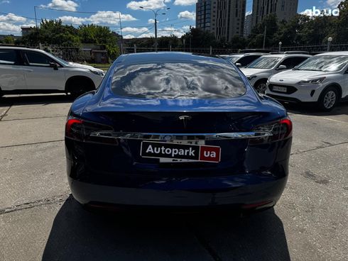 Tesla Model S 2016 синий - фото 5