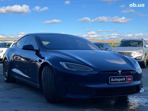Tesla Model S 2022 синий - фото 11