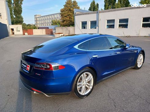 Tesla Model S 2015 синий - фото 5