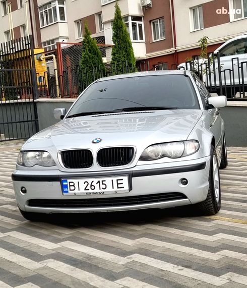 BMW 3 серия 2003 серебристый - фото 15