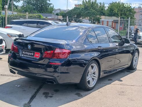 BMW 5 серия 2015 синий - фото 8