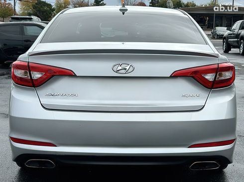 Hyundai Sonata 2017 серебристый - фото 5