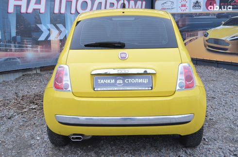 Fiat 500 2011 желтый - фото 7