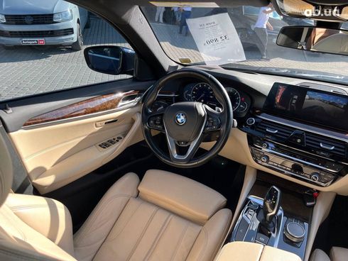 BMW 5 серия 2018 синий - фото 21