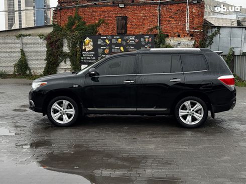 Toyota Highlander 2012 черный - фото 3
