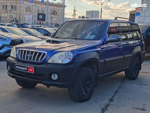 Hyundai Terracan 2001 синий - фото 2