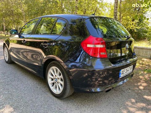 BMW 1 серия 2007 черный - фото 12