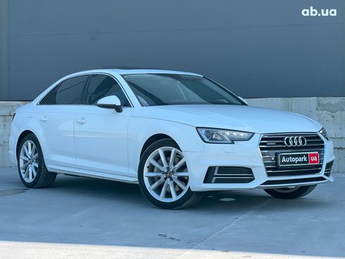 Audi A4 2018 белый - фото 3