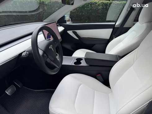 Tesla Model Y 2021 синий - фото 15