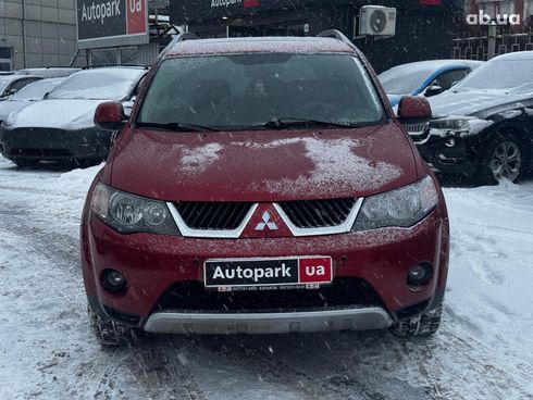 Mitsubishi Outlander 2008 красный - фото 2