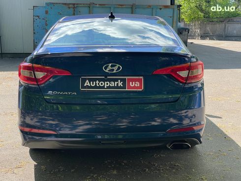 Hyundai Sonata 2016 синий - фото 9