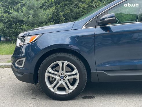 Ford Edge 2017 синий - фото 7