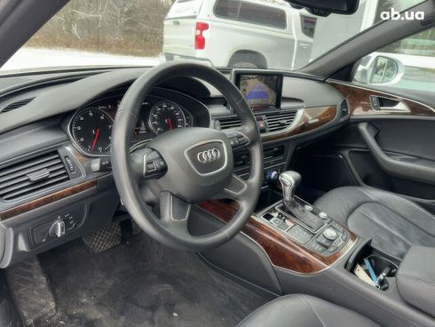 Audi A6 2014 серебристый - фото 8