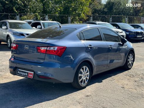 Kia Rio 2015 синий - фото 6