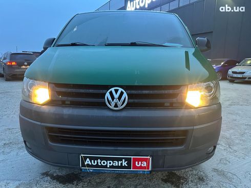 Volkswagen T5 (Transporter) 2011 зеленый - фото 2