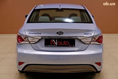 Hyundai Sonata 2014 голубой - фото 5