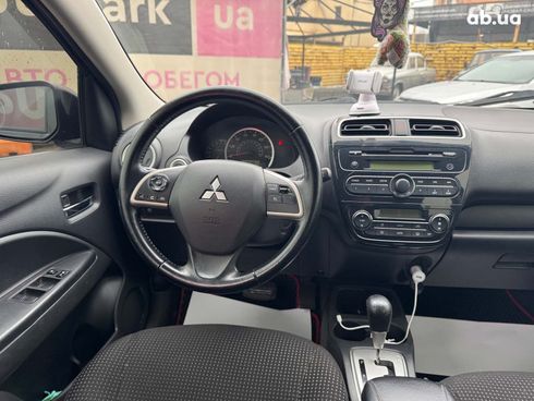 Mitsubishi Mirage 2014 черный - фото 14