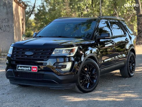 Ford Explorer 2016 черный - фото 3
