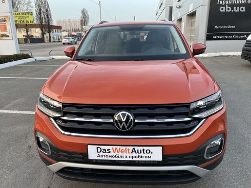 Volkswagen T-Cross 2021 оранжевый - фото 2