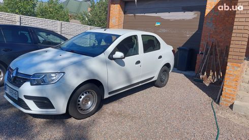 Renault Logan 2021 белый - фото 2